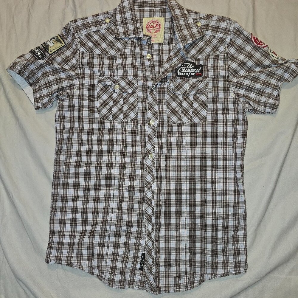 Jach's Vintage button down shirt Mens Size Medium